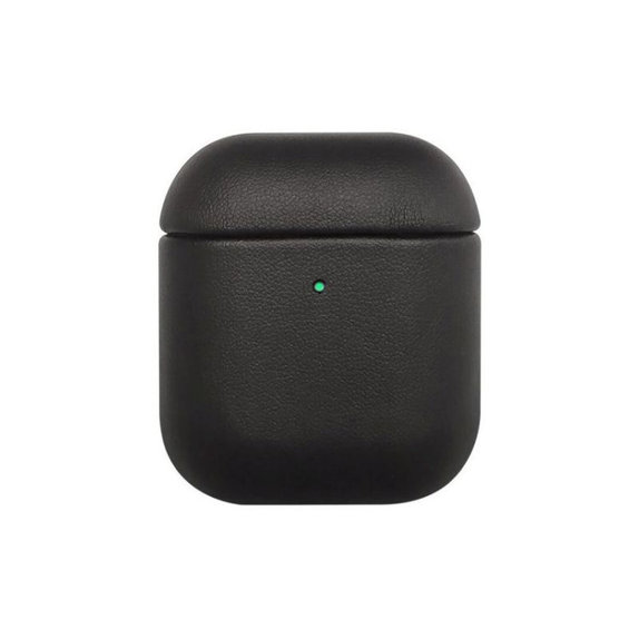 FixPremium - Kožna torbica za AirPods 1 i 2, crna