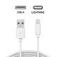 Lightning / USB kabel, 1 m, kompatibilno s Apple, bulk