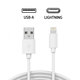 Lightning / USB kabel, 2 m, kompatibilno s Apple, bulk