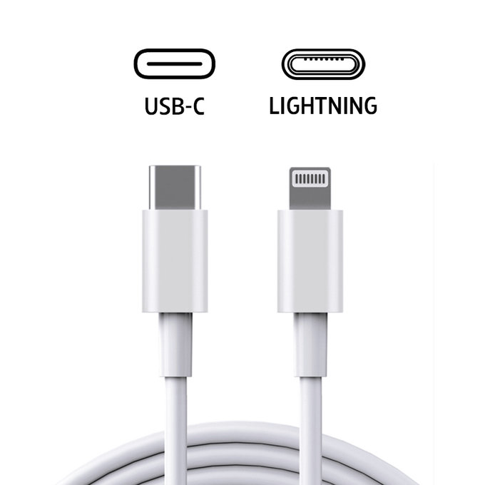 Lightning / USB-C kabel, 1 m, kompatibilno s Apple, bulk