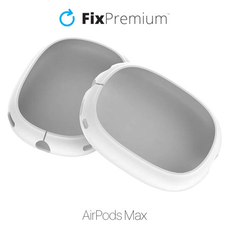 FixPremium - Silikonske maske za AirPods Max, bijele