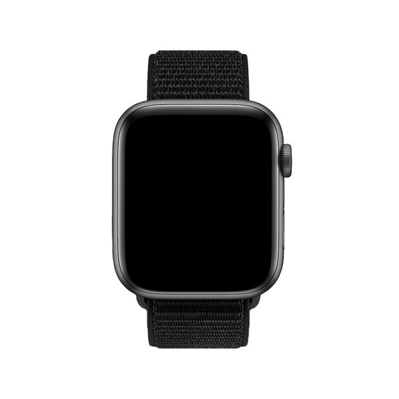 FixPremium - Najlonski remen za Apple Watch (42, 44, 45 & 49 mm), crni