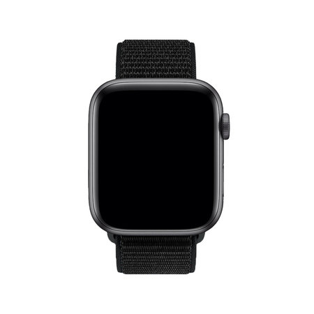 FixPremium - Najlonski remen za Apple Watch (42, 44, 45 & 49 mm), crni