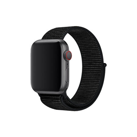 FixPremium - Najlonski remen za Apple Watch (38, 40 & 41 mm), crni