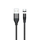 FixPremium - USB-C / USB magnetski kabel (2m), crni