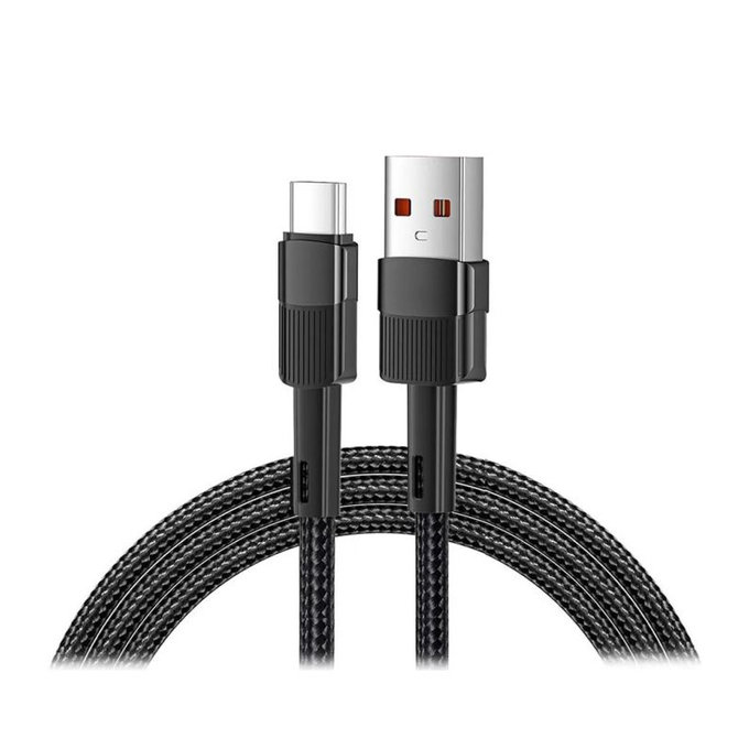 FixPremium - USB-C / USB kabel s brzim punjenjem (1m), crni