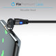 FixPremium - USB-C / USB magnetski kabel (1m), crveni