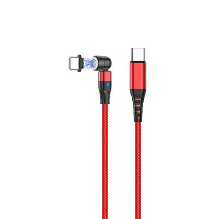FixPremium - USB-C / USB magnetski kabel (1m), crveni