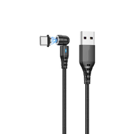 FixPremium - USB-C / USB magnetni kabel (1m), crni