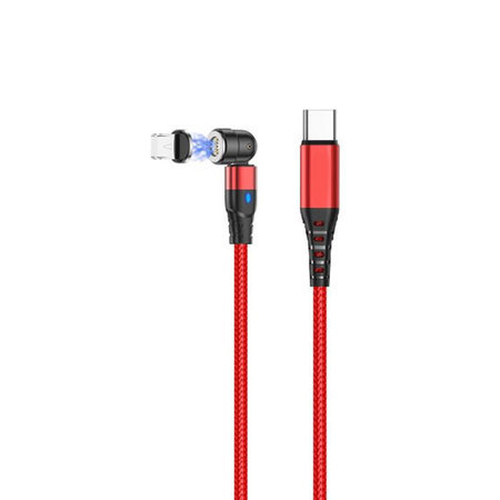 FixPremium - Lightning/USB magnetni kabel (1m), crveni