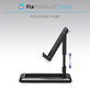 FixPremium - Stalak za pametni telefon/tablet, crni