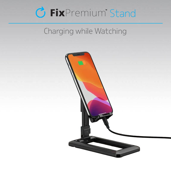 FixPremium - Stalak za pametni telefon/tablet, crni