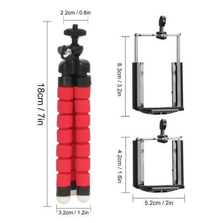 FixPremium - Stativ za pametni telefon, crni