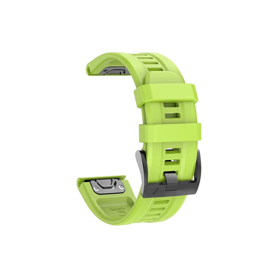FixPremium - Silikonska narukvica za Garmin (QuickFit 22mm), zelena
