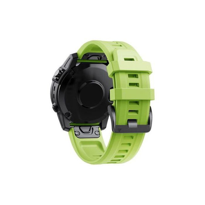 FixPremium - Silikonska narukvica za Garmin (QuickFit 22mm), zelena