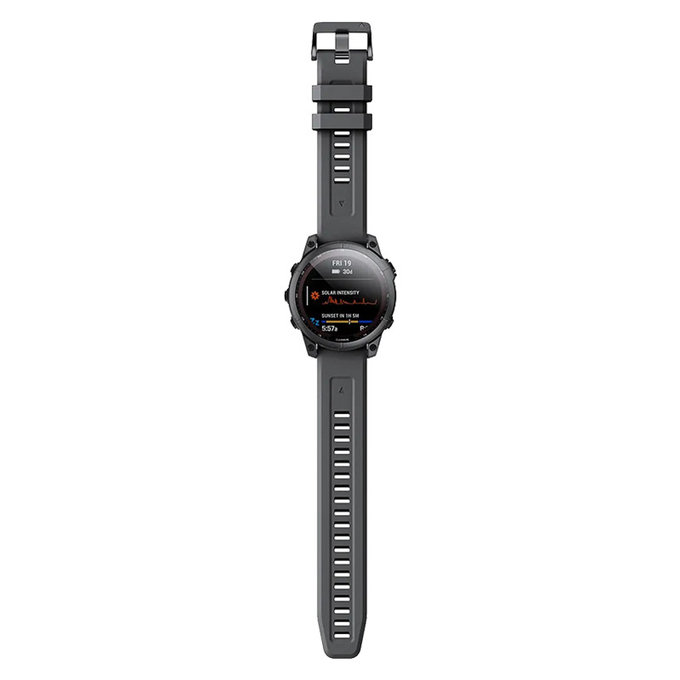 FixPremium - Silikonska narukvica za Garmin (QuickFit 22mm), crna