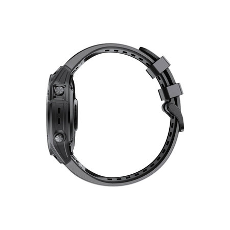 FixPremium - Silikonska narukvica za Garmin (QuickFit 22mm), crna