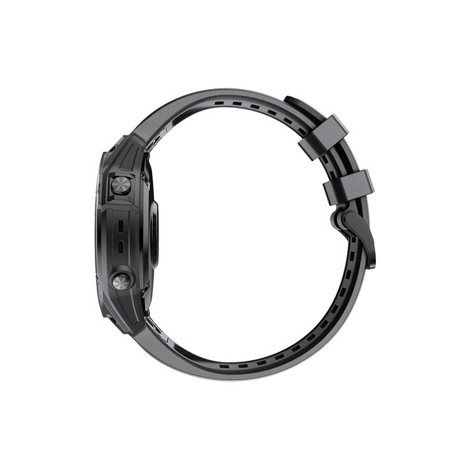 FixPremium - Silikonska narukvica za Garmin (QuickFit 26mm), crna