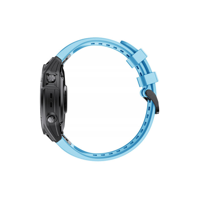 FixPremium - Silikonska narukvica za Garmin (QuickFit 22mm), plava