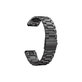 FixPremium - Remen od nehrđajućeg čelika za Garmin (QuickFit 26mm), crni
