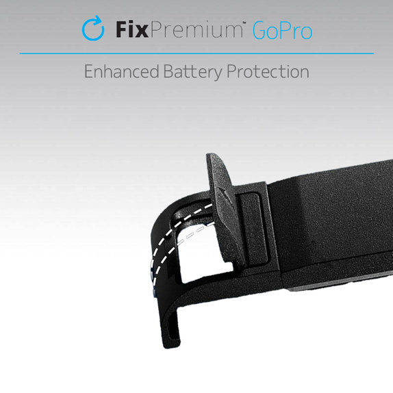 FixPremium - Kutija za baterije za GoPro Hero 9, crna