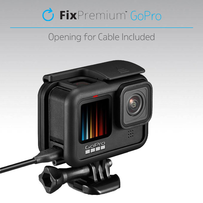 FixPremium - Kutija za baterije za GoPro Hero 9, crna