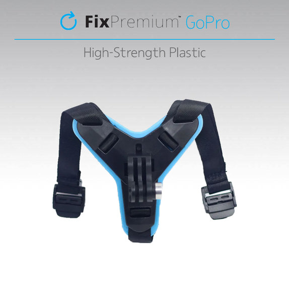 FixPremium - Nosač za kacigu za GoPro, crni