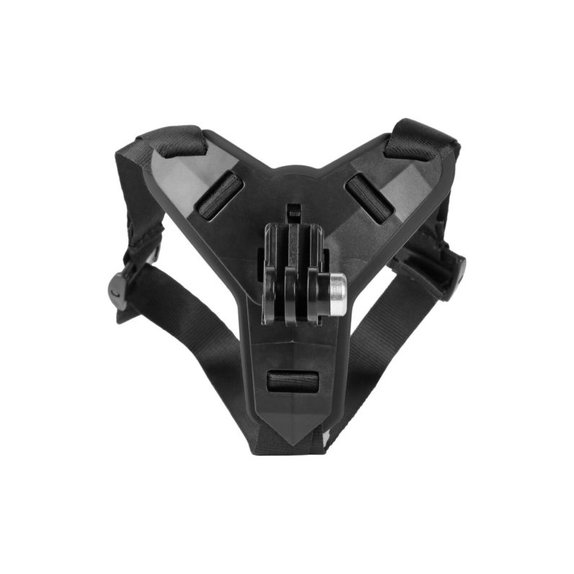 FixPremium - Nosač za kacigu za GoPro, crni