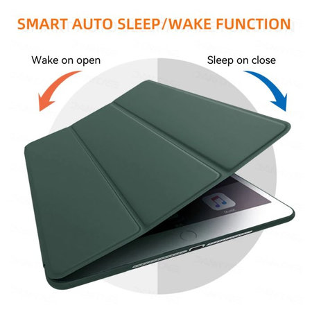 FixPremium - Silikonska preklopna torbica za iPad 10.2 (7., 8., 9. Gen), crna