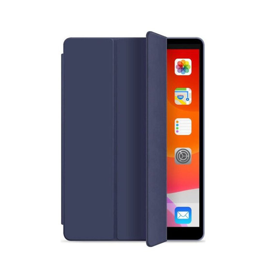 FixPremium - Silikonska preklopna torbica za iPad 10.2 (7., 8., 9. generacija), plava