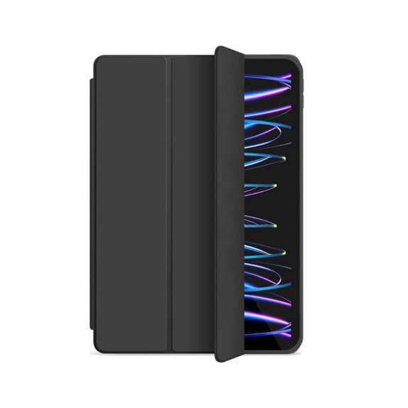 FixPremium - Silikonska preklopna torbica za iPad Pro 12.9" (4., 5. generacija), crna