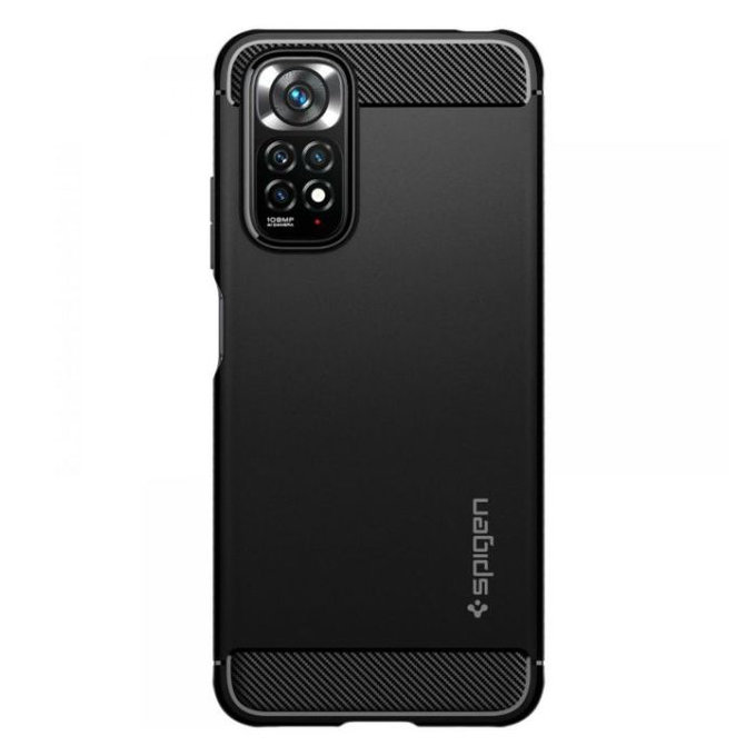 Spigen - Ruggen Armor za Xiaomi Redmi Note 11 in 11S, črn