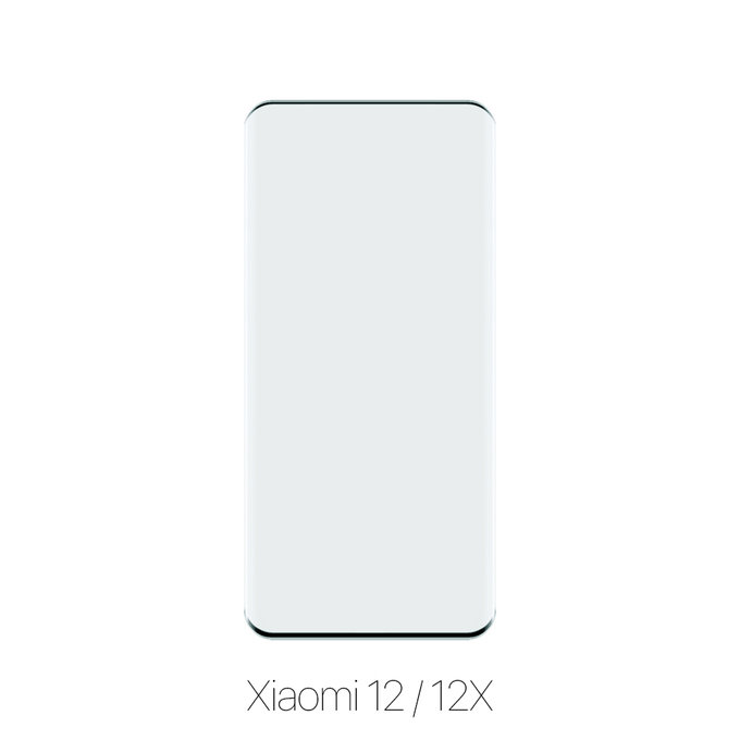 FixPremium FullCover Glass - 3D kaljeno staklo za Xiaomi 12 & 12X, crno