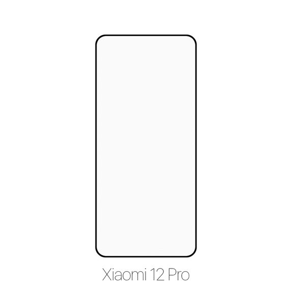 FixPremium FullCover Glass - 3D kaljeno staklo za Xiaomi 12 Pro, crno