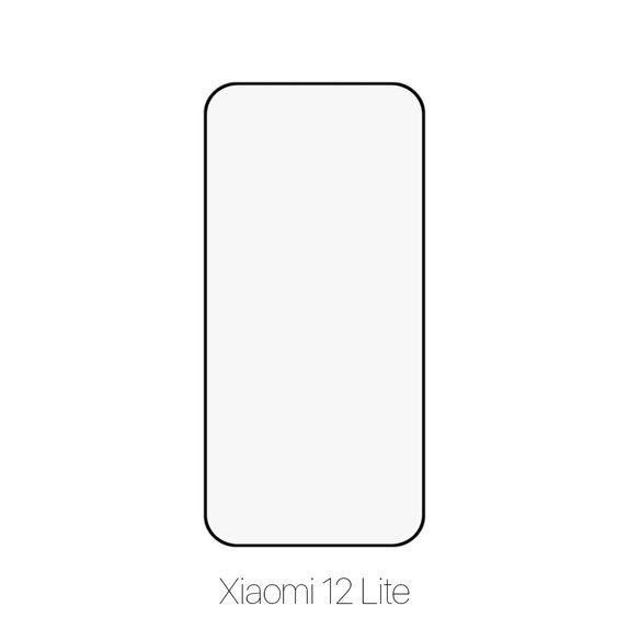 FixPremium FullCover Glass - Kaljeno staklo za Xiaomi 12 Lite, crno