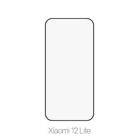 FixPremium FullCover Glass - Kaljeno staklo za Xiaomi 12 Lite, crno