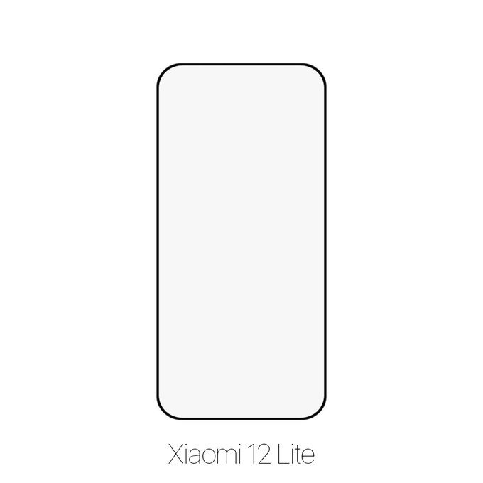 FixPremium FullCover Glass - Kaljeno staklo za Xiaomi 12 Lite, crno