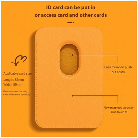 FixPremium - MagSafe Wallet, smeđa