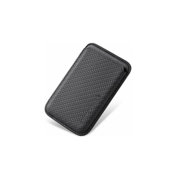 FixPremium - MagSafe Carbon novčanik, crni