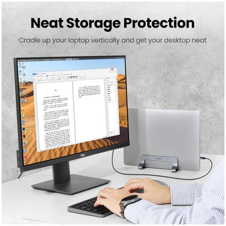 UGREEN - Držač za bilježnicu, sivi