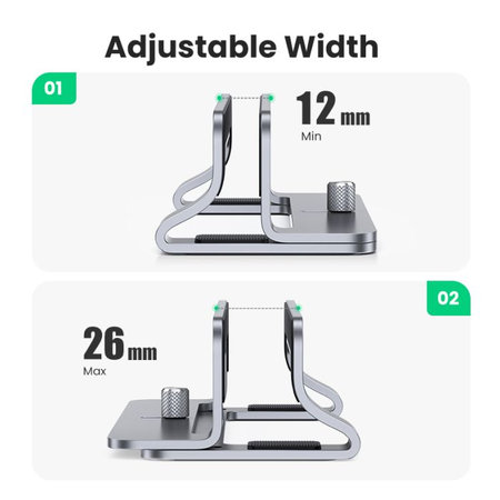 UGREEN - Držač za bilježnicu, sivi