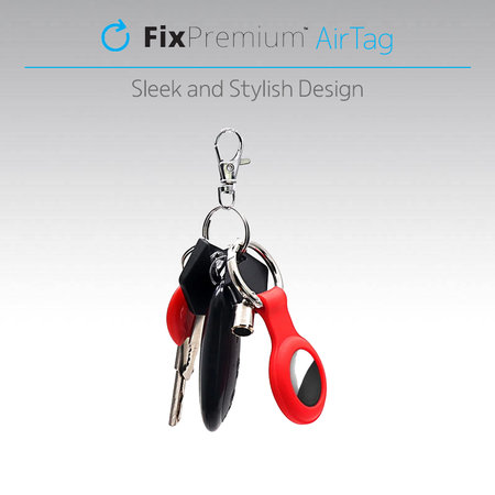 FixPremium - Silikonski privjesak za AirTag, plavi