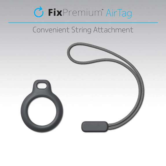 FixPremium - Torbica s uzicom za AirTag, crna