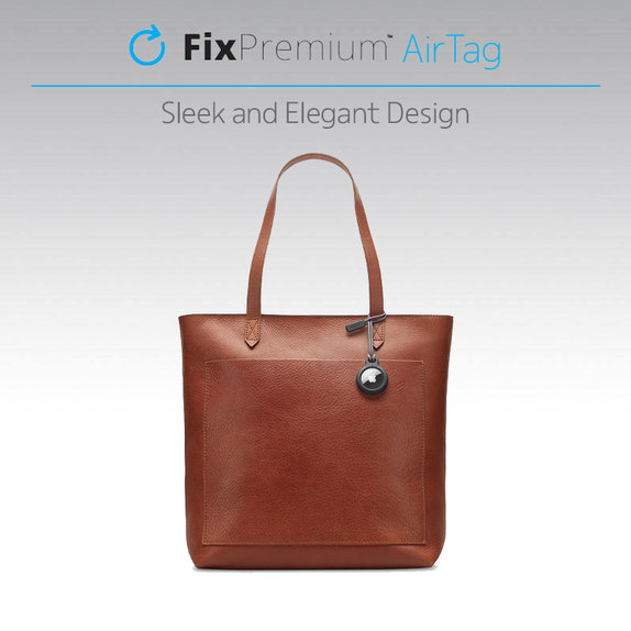 FixPremium - Torbica s uzicom za AirTag, crna