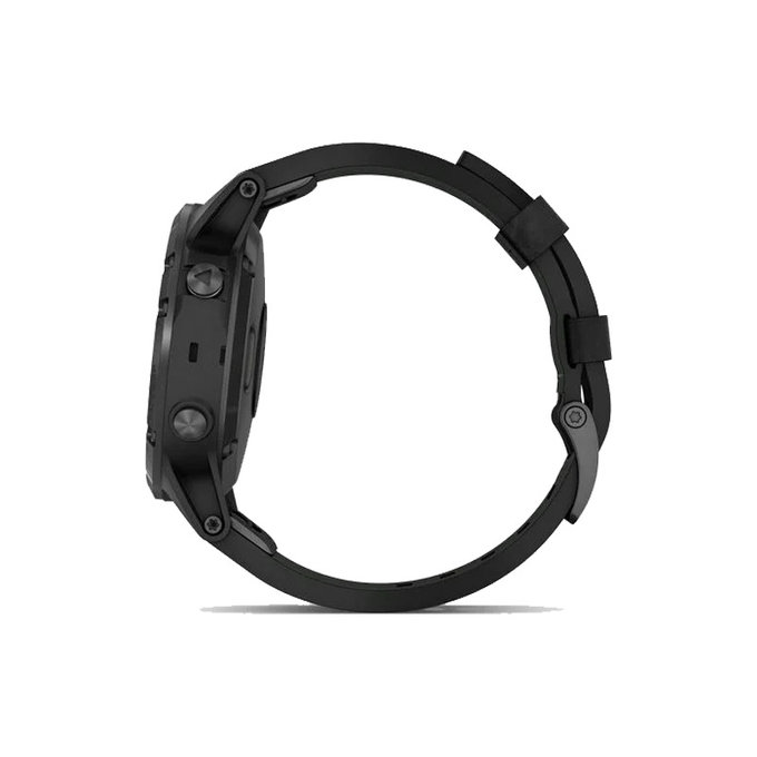 FixPremium - Kožni remen za Garmin (QuickFit 22mm), crni