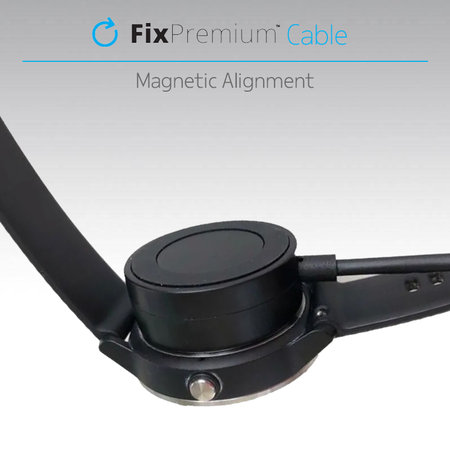 FixPremium - Stanica za punjenje Garmin sata, crna