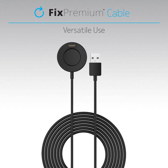 FixPremium - Stanica za punjenje Garmin sata, crna