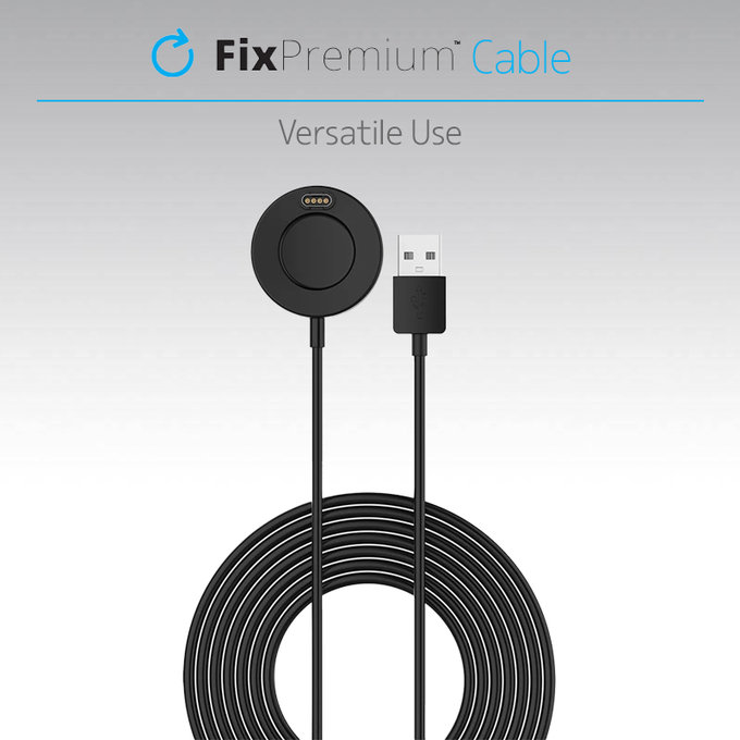FixPremium - Stanica za punjenje Garmin sata, crna