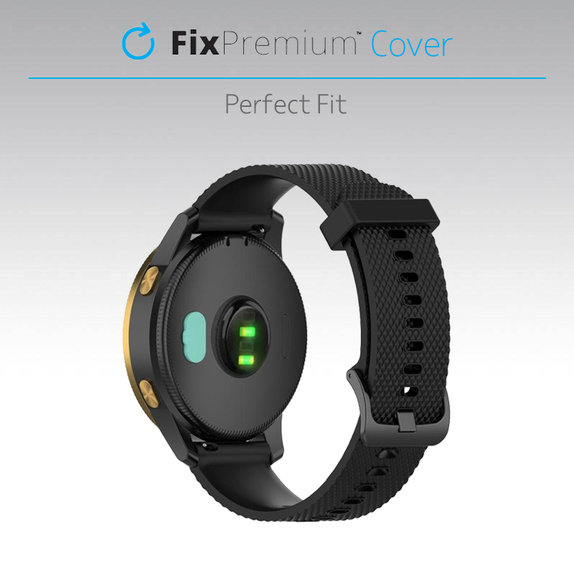 FixPremium - Poklopac priključka za punjenje za Garmin sat, crni