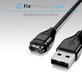 FixPremium - USB-C kabel za punjenje za Garmin sat, crni